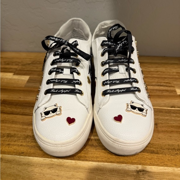Karl Lagerfeld CATE PINS LACE UP SNEAKER - Picture 2 of 2
